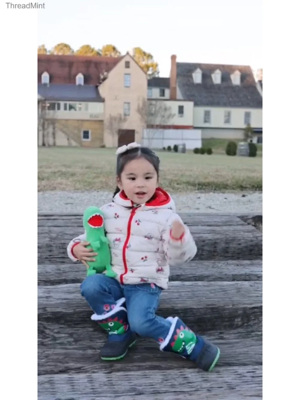 MORENDL Kids Waterproof Snow Boots Toddler Winter Boots Fur Lined